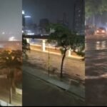 Tormenta nocturna provoca anegaciones y activa alerta preventiva en la Gran Caracas
